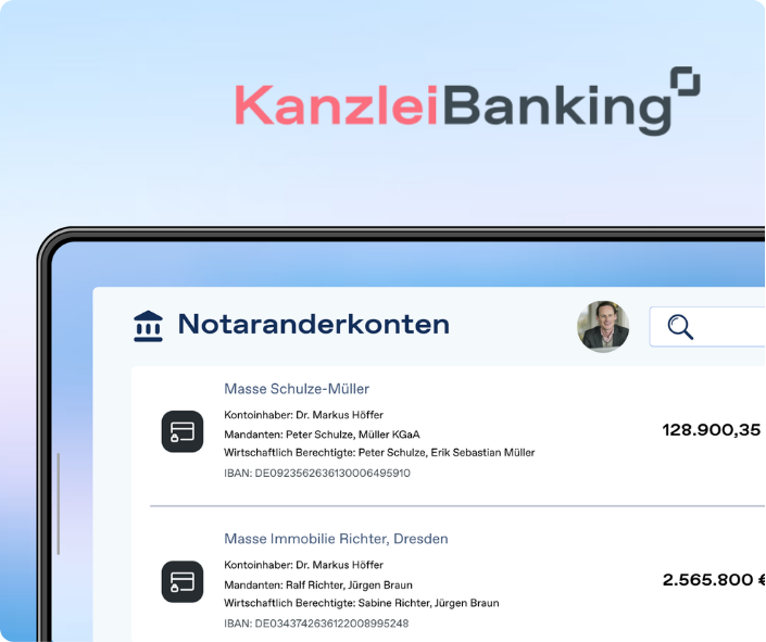 Image notaranderkonto kanzleibanking