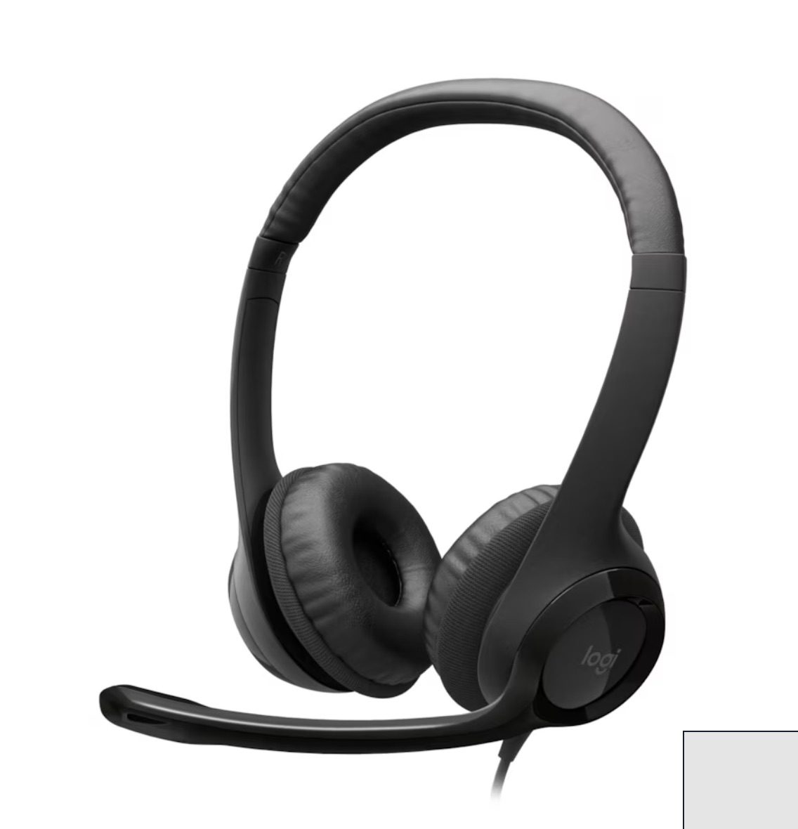 Logitech H390 Kabelgebundenes Beidseitiges Headset USB Schwarz Cyberport